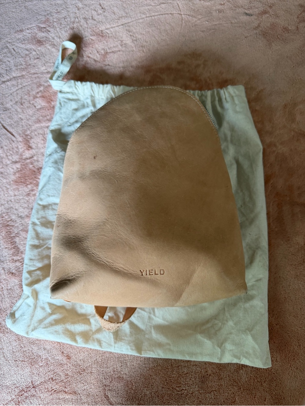 YIELD Natural Leather Backpack - Tan